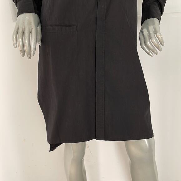 OAK Long Sleeve Shirt Dress Black Size XS - Picture 6 of 13